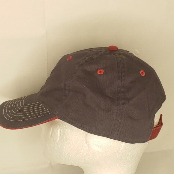 Cleveland Cavaliers Cap Navy Blue Wine Gold Embroidered Logo  Hook Loop OSFA Cap - Picture 4 of 7